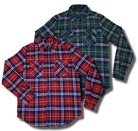New Pop Retro Thick Flannel Lumberjack Check Shirt Preview